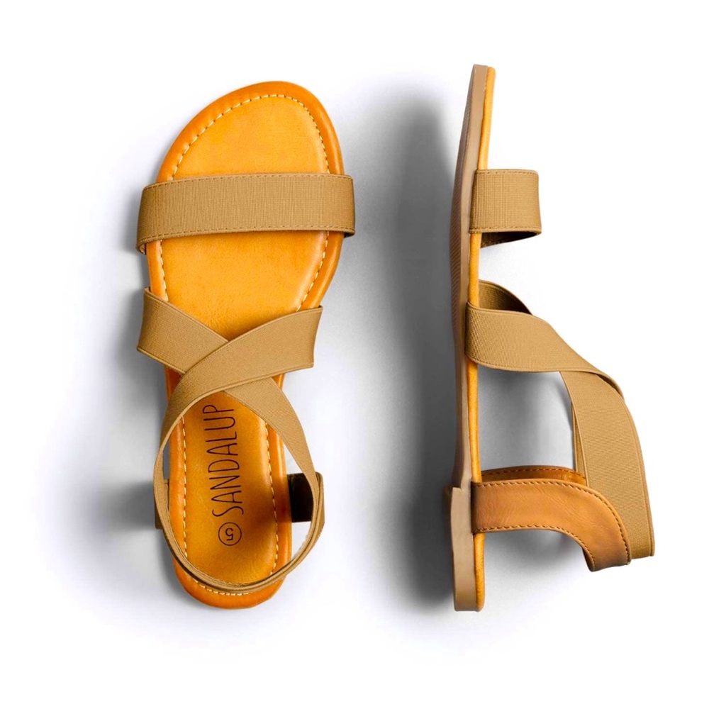 Tan sandals